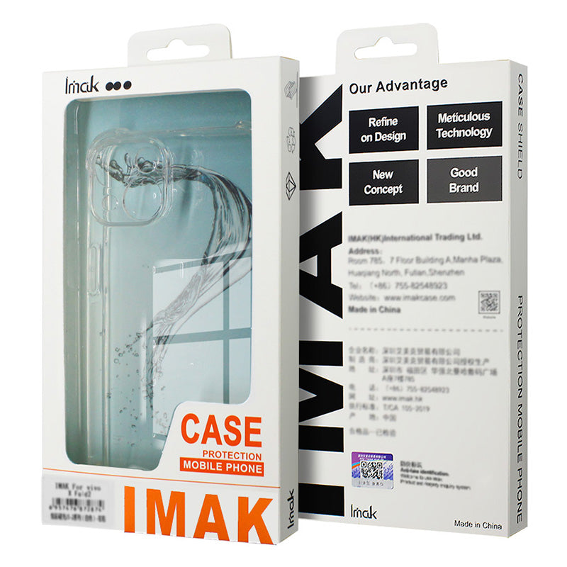 IMAK For vivo V30 Pro 5G / S18 Pro 5G Case Reinforced Corners Protection TPU Phone Cover IMAK For vivo V30 Pro 5G / S18 Pro 5G Case Reinforced Corners Protection TPU Phone Cover
